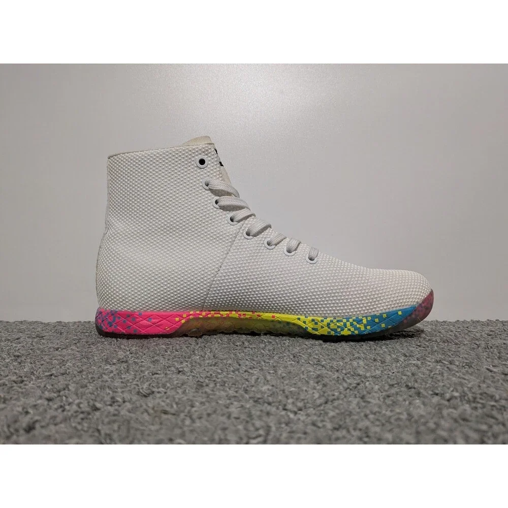 Nobull High Top Trainer Shoes Crossfit Training Superfabric Mens Size 10 White